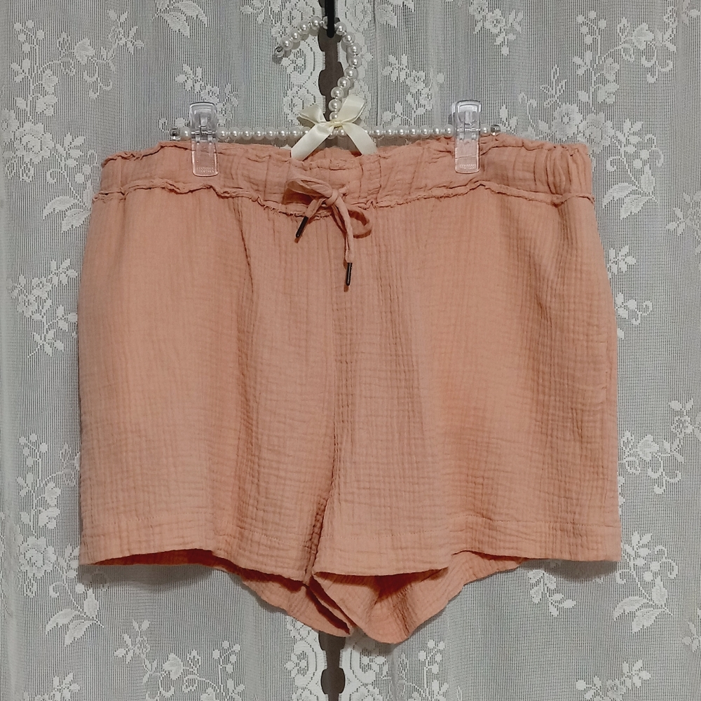 Ban•Jara - Waffle Knit Shorts With Drawstrings